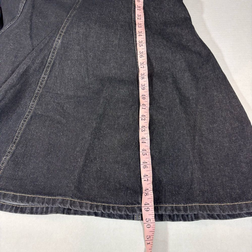 Sundance Poppy Denim Dress in Washed Black NEW Size 12 - Picture 14 of 14